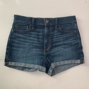 Cuffed Denim Shorts from Hollister